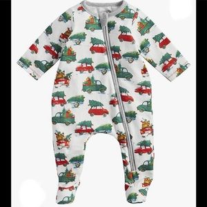 NWT MudPie Christmas Tree, Trucks & Cars Sleeper